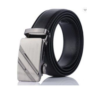 MEN'S DRESS BELT (Diagonal Lines)